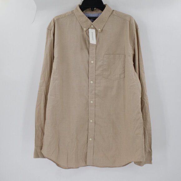 NWT Banana republic shirt men XL soft wash slim fit long sleeve button up cotton - Picture 2 of 14